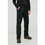 Nepremočljive hlače Marmot PreCip Eco moške, črna barva - črna. Nepremočljive hlače iz kolekcije Marmot. Model izdelan iz posebne kolekcije Wechterowicz Rafala za Medicine.