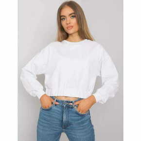 BASIC FEEL GOOD Ženska bombažna majica s kapuco ELAIN bela RV-BL-7252.31P_379178 L-XL