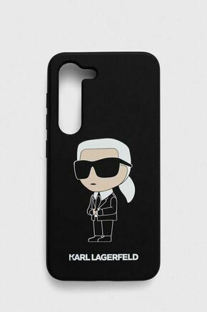Karl Lagerfeld Ovitek Karl Lagerfeld za Samsung Galaxy S23 – Black Silicone Ikonik