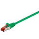 Goobay S / FTP (PiMF) CAT 6 patch kabel, mrežni, povezovalni, zelen, 3 m