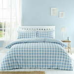 Modra posteljnina za zakonsko posteljo 200x200 cm – Catherine Lansfield