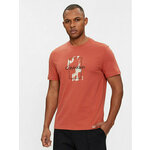 Calvin Klein Majica Camo Logo K10K112401 Oranžna Regular Fit