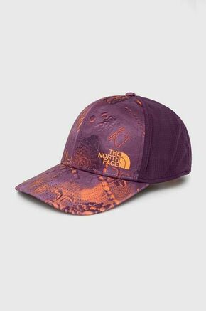 Kapa s šiltom The North Face Trail Trucker 2.0 vijolična barva