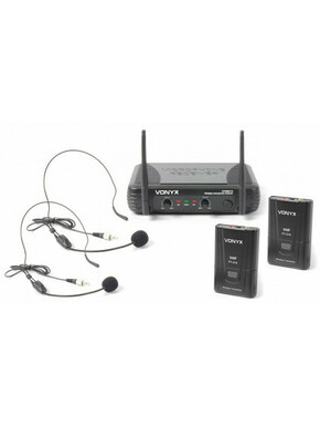 Brezžični naglavni mikrofon STWM712H VHF 2 Vonyx