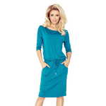Numoco Ženska obleka 13-63, modra, XL