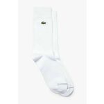 Nogavice Lacoste RA4264 bela barva - bela. Nogavice iz kolekcije Lacoste. Model izdelan iz enobarvnega materiala.
