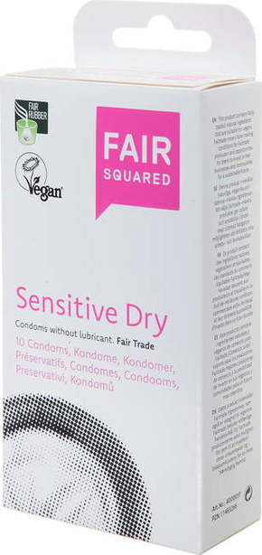 "FAIR Squared Kondomi Sensitive Dry - 10 kosi"