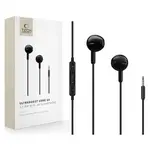 Slušalke TECH-PROTECT ULTRABOOST MINI JACK slušalke CORE G4 črne
