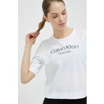 Kratka majica za vadbo Calvin Klein Performance Pride bela barva - bela. Kratka majica za vadbo iz kolekcije Calvin Klein Performance. Model izdelan iz materiala, ki odvaja vlago.