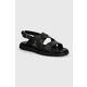 Usnjeni sandali Vagabond Shoemakers CONNIE ženski, črna barva, 5757-401-20 - črna. Sandali iz kolekcije Vagabond Shoemakers. Model je izdelan iz naravnega usnja. Model z mehkim, oblikovanim vložkom zagotavlja udobje.