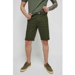 Kratke hlače Medicine moški, zelena barva - zelena. Kratke hlače iz kolekcije Medicine. Model izdelan iz gladke tkanine.