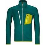 Ortovox Fleece Grid Jacket M Pacific Green S Pulover na prostem