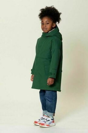 Otroška vodoodporna jakna Gosoaky DESERT FOX zelena barva - zelena. Otroška vodoodporna jakna iz kolekcije Gosoaky. Podložen model