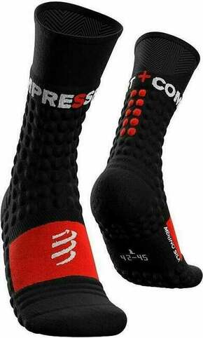 Compressport Pro Racing Socks Winter Run Black/Red T2 Tekaške nogavice