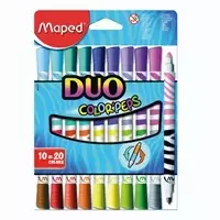 WEBHIDDENBRAND Otroški markerji Maped Color'Peps Duo 10 dvostranskih markerjev