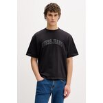 Guess Jeans kratka moška bombažna majica črna M6GIB6.K8FQ4