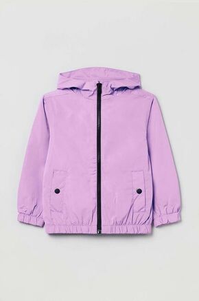 Otroška jakna OVS vijolična barva - vijolična. Otroški jakna iz kolekcije OVS. Nepodložen model