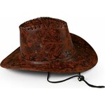 WEBHIDDENBRAND Otroški kavbojski klobuk rjave barve