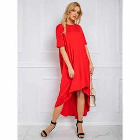 RUE PARIS Casandra RUE PARIS rdeča obleka za ženske RV-SK-R4889.09_342825 L-XL