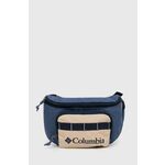 Opasna torbica Columbia - modra. Majhna pasna torbica iz kolekcije Columbia. na zapenjanje, izdelan iz tekstilnega materiala.