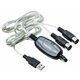 Bespeco BMUSB100 Transparentna 2 m USB kabel