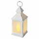 Emos LED dekoracija svečka (lanterna), bela, 24 cm, 3x AAA, notranja, vintage, 6 kosov