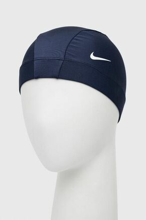 Plavalna kapa Nike Comfort mornarsko modra barva - mornarsko modra. Plavalna kapa iz kolekcije Nike. Model izdelan iz tekstilnega materiala za zaščito las.