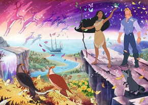 Ravensburger Puzzle Disney: Pocahontas 1000 kosov