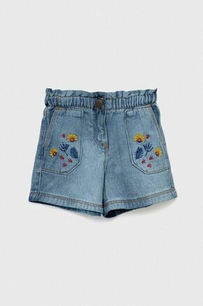 Otroške bombažne kratke hlače zippy - modra. Otroški kratke hlače iz kolekcije zippy. Model izdelan iz udobnega materiala.