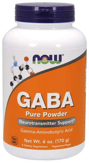 NOW Foods GABA (gama-aminobutirna kislina) čisti prah