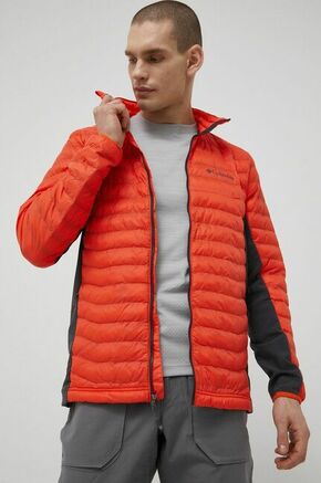 Športna jakna Columbia Powder Pass oranžna barva - oranžna. Športna jakna iz kolekcije Columbia. Delno podložen model