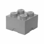 LEGO škatla za shranjevanje 4 - siva 250 x 250 x 180 mm