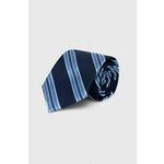 Svilena kravata Michael Kors mornarsko modra barva - mornarsko modra. Kravata iz kolekcije Michael Kors. Model izdelan iz vzorčaste tkanine.