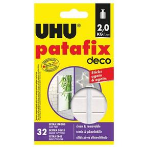 Lepilne blazinice 32x Patafix deco UHU 40660 bela blister