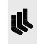 Nogavice Tommy Hilfiger 3-pack moški, črna barva - črna. Visoke nogavice iz kolekcije Tommy Hilfiger. Model izdelan iz elastičnega materiala. V kompletu so trije pari.