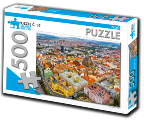 WEBHIDDENBRAND TOURIST EDITION Puzzle Pilsen 500 kosov (št. 35)