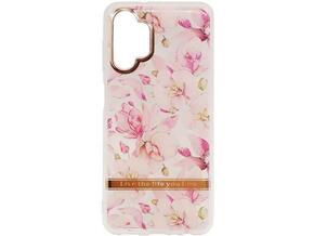 Chameleon Samsung Galaxy A13 4G - Gumiran ovitek (TPUP) - Flowers - roza