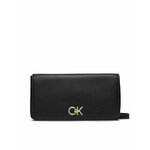 Calvin Klein Ročna torba Re-Lock Double Gusette K60K611336 Črna
