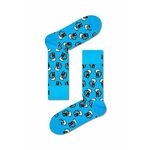 Nogavice Happy Socks Beer Sock - modra. Nogavice iz kolekcije Happy Socks. Model izdelan iz elastičnega, vzorčastega materiala.