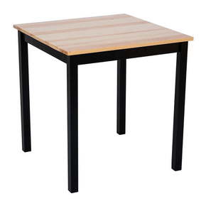 Jedilna miza iz borovega lesa s črno konstrukcijo Bonami Essentials Sydney