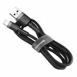 BASEUS Cafule CALKLF-BG1 podatkovni kabel, 1 m, črno-siv