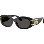 Dolce & Gabbana DG4502 501/87 ONE SIZE (55) Črna/Siva