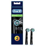Oral-B CrossAction glava ščetke s tehnologijo CleanMaximiser, črna serija, pakiranje z 2 kosoma&nbsp;