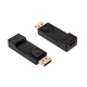Cabletech Adapter Displayport M. - HDMI Ž., črna barva
