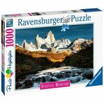 Ravensburger Puzzle Dih jemajoče gore: Mount Fitz Roy, Patagonija 1000 kosov