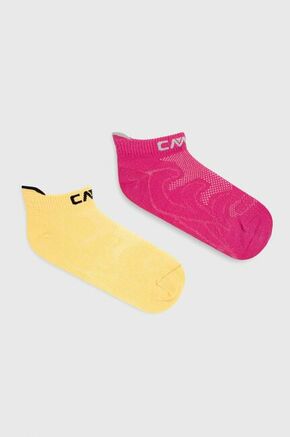 Otroške nogavice CMP - roza. Otroške kratke nogavice iz kolekcije CMP. Model izdelan iz elastičnega materiala. V kompletu sta dva para.