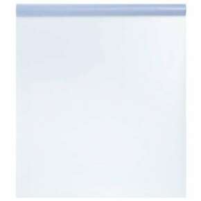 Vidaxl Folija za okna statična matirana prozorna siva 45x2000 cm PVC
