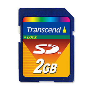Transcend SD 2GB spominska kartica
