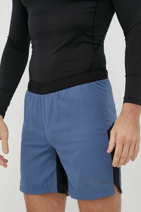 Športne kratke hlače adidas TERREX moški - modra. Športne kratke hlače iz kolekcije adidas TERREX. Model izdelan iz recikliranega materiala.