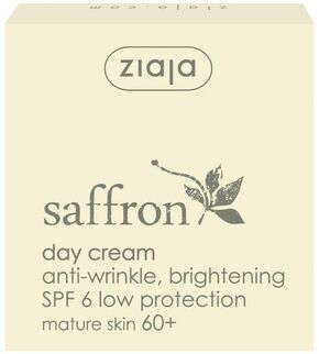 Ziaja Dnevna posvetlitvena krema proti gubam SPF 6 Saffron (Day Cream) 50 ml